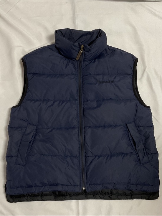 Timberland Other - Timberland Navy Quilted Puffer Vest with Stand Collar